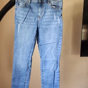 Reformation Women's Straight Leg Jeans - Light Blue